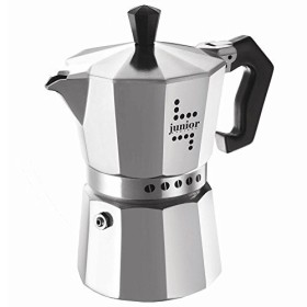 Junior Express Caffettiera, Alluminio, Argento, 3 Tazze