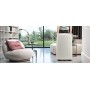 De'Longhi Pac N77 Eco Climatizzatore Portatile Pinguino, 2100 W, 62 Decibel, plastica, Bianco