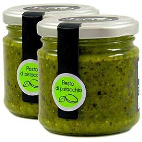 SCIARA - 2x Pesto di Pistacchio al 60%. Per la realizzazione di un'ottima salsa al Pistacchio. Per condire primi piatti, secondi