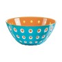 Guzzini Ciotola Le Murrine, Blu/Bianco/Arancione, Ø20 x h9 cm