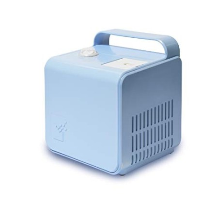 NEB-BOX Aerosol Leggero e Compatto con Doppia Maschera per Adulti e Bambini, Ampolla e Boccaglio - Apparecchio Nebulizzatore Por