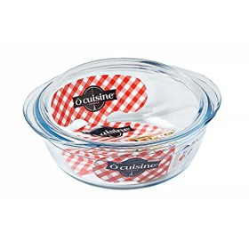 Ôcuisine 7541465 Vaschetta in vetro borosilicato da 1,6 l, Silicone, Madreperla
