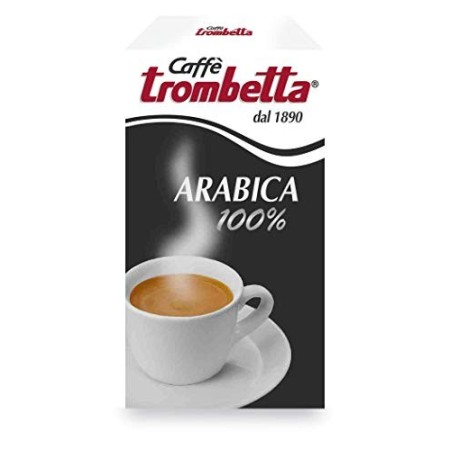 Caffè Trombetta, Caffè Macinato, 100% Arabica - 1 Confezione da 250g