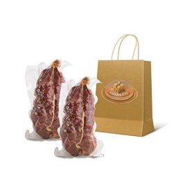 Moretti® | Soppressata Stagionata Dolce Rossa | 2 Confezioni in sottovoto da 300g/350g tot. 600g/700g | Con Crema Di Peperoncin