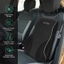 Cuscino Lombare Ortopedico, Carttiya Cuscino Sedia Ergonomico Memory Foam con Cinghie Regolabili per Auto Sedia Ufficio, Sciatic