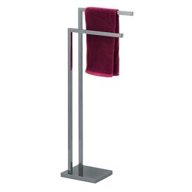 King Home P1592244 Piantana Porta Asciugamani 2 Bracci, 22X18X91H