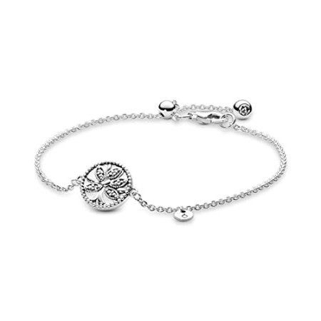 Pandora Donna  argento    Braccialetto Link ad anello 597776CZ-18