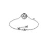 Pandora Donna  argento    Braccialetto Link ad anello 597776CZ-18