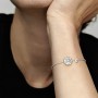 Pandora Donna  argento    Braccialetto Link ad anello 597776CZ-18