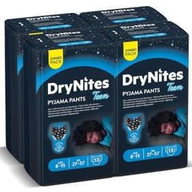 Huggies Drynites Mutandine Assorbenti per la Notte per Bambino, 27-57 Kg, Confezione da 52 Pezzi (4 x 13)