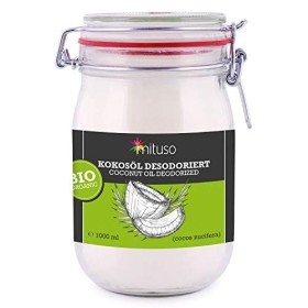 mituso Ingo Steyer KG Olio di Cocco Biologico, Aroma Neutro, Deodorato - 1 l