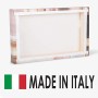 Quadri Moderni stile KANDINSKY 4 pz. 30x30 cm pezzi giallo blu rosso Stampa su Tela CANVAS Arredamento XXL Arredo soggiorno salo