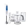 Braun Minipimer 3, frullatore manuale MQ3045 Aperitivo bianco/blu