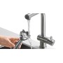 Braun Minipimer 3, frullatore manuale MQ3045 Aperitivo bianco/blu