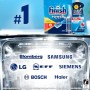 Finish Pastiglie Lavastoviglie All in 1 Max, Limone, 110 Tabs