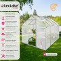 TecTake Serra da Giardino in Alluminio e Policarbonato per Piante 250x185xh195 cm