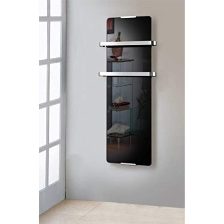 Radiatore Seche asciugamano nero 600 W design