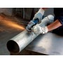Bosch Professional Smerigliatrice Angolare GWS 7-125, Ø Disco: 125 mm, Impugnatura aggiuntiva, Flangia di Montaggio, Dado di se