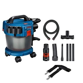 Bosch Professional Aspiratore a umido/a secco a batteria GAS 18V-10 L 18V System, senza batterie e caricabatterie, incluso tubo 