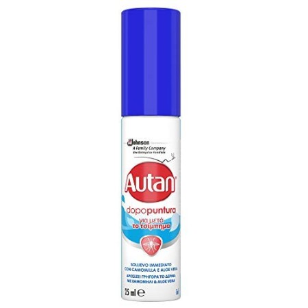 Autan Dopopuntura Insetto Repellente Antizanzare con Aloe Vera e Camomilla, 25ml