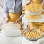 Decora Griglia Tagliapasta per Crostata Classica, Acciaio, Bianco, Dim. ø 30 cm