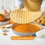 Decora Griglia Tagliapasta per Crostata Classica, Acciaio, Bianco, Dim. ø 30 cm