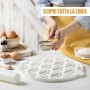 Decora Griglia Tagliapasta per Crostata Classica, Acciaio, Bianco, Dim. ø 30 cm
