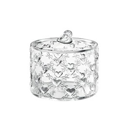 Guzzini Contenitore Grande con Coperchio Love, Trasparente, Ø15.7 x h14 cm