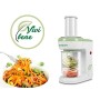 Beper 90.200 Affettaverdura a Spirale, Spaghetti e Tagliatelle, Acciaio Inossidabile