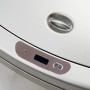 AmazonBasics - Pattumiera in acciaio inox, automatica, rettangolare, da 50 litri
