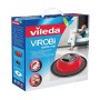 Vileda 149928 Virobi Robot Catturapolvere con Panno Usa e Getta, 25 W, 50 Decibel, polycarbonato, Nero/Rosso