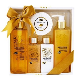 Confezione Regalo per Donna Set da Bagno al Profumo di Olio di Argan 