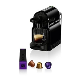 De'Longhi Nespresso Inissia EN80.B Macchina per caffè espresso, a capsule, 1260 W, 1 Tazza, 14 Decibel, 19 bar, Plastica, Nero 