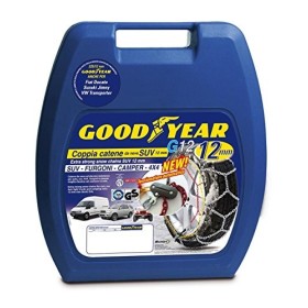 Goodyear 77937 Catene neve 12 mm per SUV, furgoni, camper e 4x4, misura 250