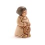 THUN - Donna Tessitrice con Arcolaio - Statuine Presepe Classico - Ceramica - I Classici