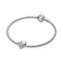Pandora Donne Bead Migliori Amici del Cuore 925 Zirconia Trasparente - 791727CZ