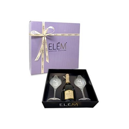 ELÈM Alta Langa DOCG Pas Dosè 750 ml + 2 Bicchieri Premium Pack