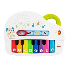 Fisher-Price Pianoforte di Cagnolino, Gioco Musicale con Luci e Suoni, Versione Italiana, Bambini 6 + Mesi, GFK03