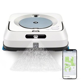 iRobot Braava Jet m6 (6134), Robot lavapavimenti WiFi, Precision Jet Spray, Navigazione Intelligente, Mappa la casa, Lavaggio ad