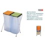 GIMI Portasacchetto dell'Immondizia Autoportante, Multicolore, 400 x 715 x 820