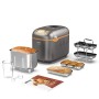 Imetec La Panetteria +Zeroglu, Macchina per Pane, Ciabatte, Panini, Dolci con Farine Naturali e Senza Glutine, 20 Programmi, 2 P