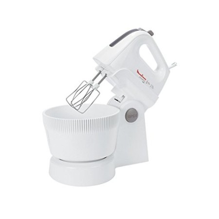 Moulinex HM6151 Powermix Sbattitore con Recipiente Inclinato a Rotazione Automatica