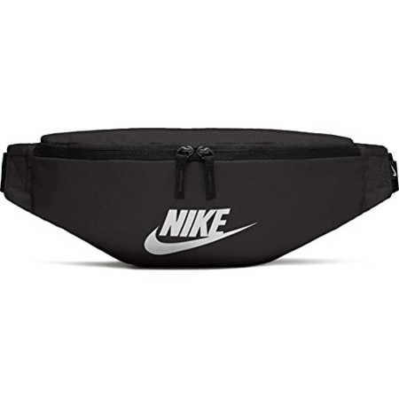 Nike Sportswear Heritage, Marsupio Unisex Adulto, Black/Black/White, Misc