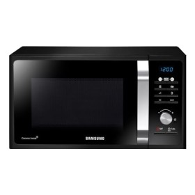 Samsung MG23F302TAK Forno Microonde Grill, 23 Litri, 800 W, Grill 1100 W, Healthy Cooking, Nero/Argento