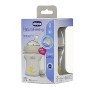 Chicco 00080611000000 NaturalFeeling Biberon in Vetro, 150 ml, Bianco