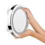 MACOM Sensation 211 Solar Specchio Ingranditore Cosmetico per Trucco, Ingrandente 7x con Luce Led e Ventose, Diametro 18 cm