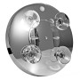 MACOM Sensation 211 Solar Specchio Ingranditore Cosmetico per Trucco, Ingrandente 7x con Luce Led e Ventose, Diametro 18 cm