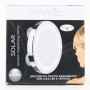 MACOM Sensation 211 Solar Specchio Ingranditore Cosmetico per Trucco, Ingrandente 7x con Luce Led e Ventose, Diametro 18 cm