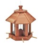 Mangiatoia per uccelli 26 x 26 x h 27 cm in Legno