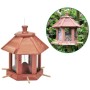 Mangiatoia per uccelli 26 x 26 x h 27 cm in Legno
